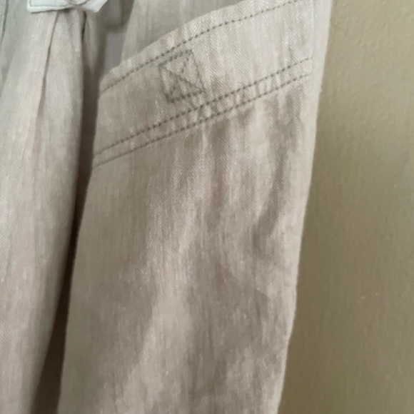 Free people button fly linen cotton blend harem pants - Picture 8 of 11